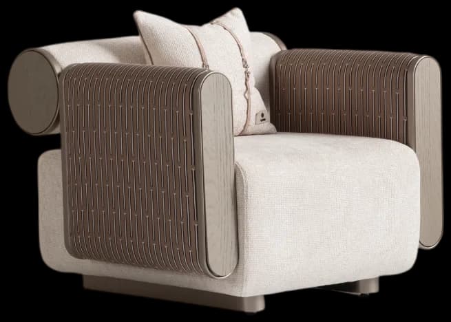 Кресло RICAMO из коллекции GABBA, 89.5×73×88 см — ракурс 2