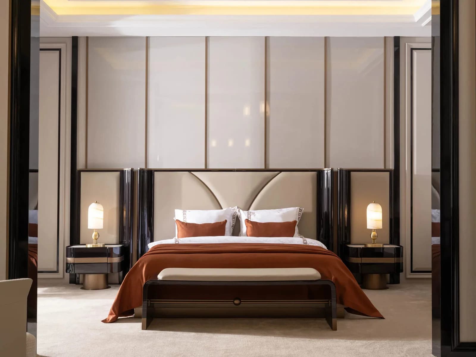 Кровать ZENITH из коллекции GABBA, 394×144.4×213.4 см — ракурс 2