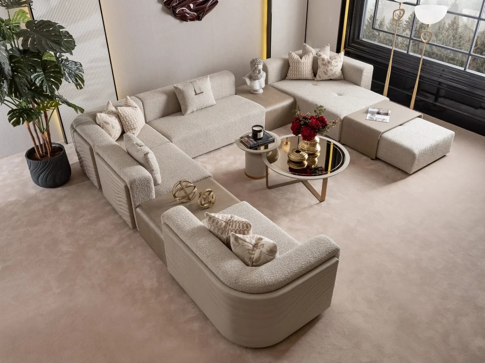 Диван MILANO из коллекции GABBA, 260×73×100 см — ракурс 4