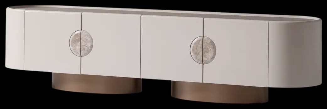 Тв тумба LUNA из коллекции GABBA, 220×53×50 см — ракурс 2