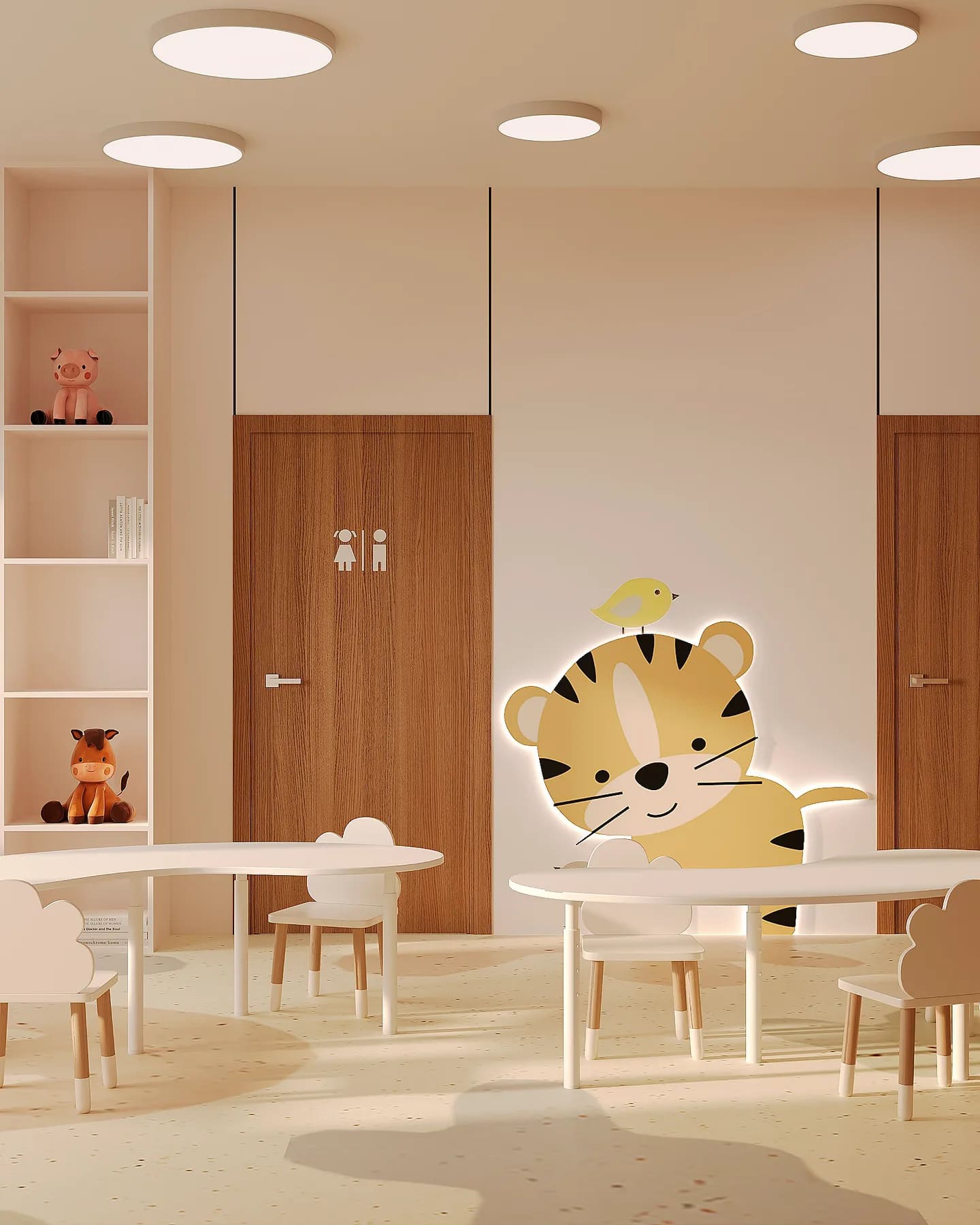 Дизайн-проект детского центра 900 м² — «Детский центр»