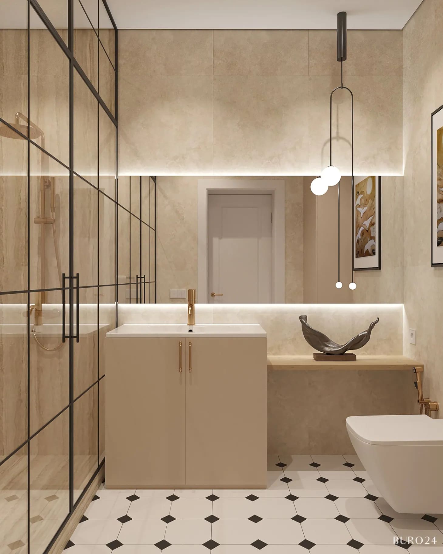 Дизайн-проект квартиры 120 м² — «Винтаж»
